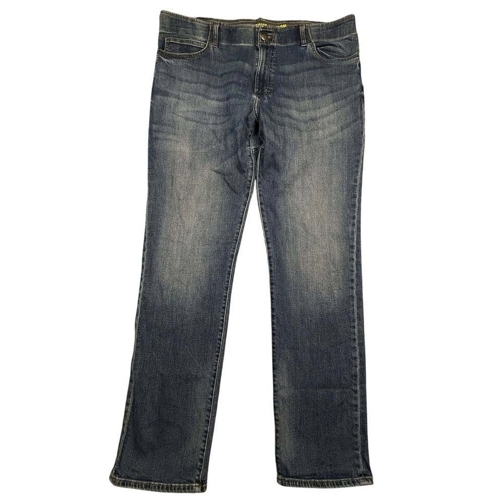Lee Extreme Motion Jeans Mens 40x36 Blue Straight Tapered‎ Stretch Performance